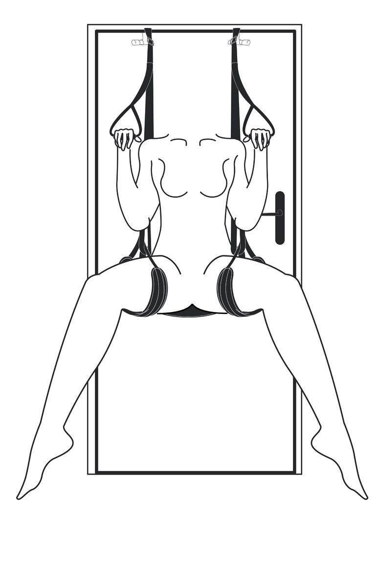 Easytoys Fetish Tür-Sexschaukel – bis 150 kg – Produktansicht 2