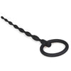 Sinner Gear Silikon Penis-Plug mit Ring – Schwarz – Produktansicht 3