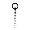 Sinner Gear Silikon Penis-Plug mit Ring – Schwarz – Produktansicht 1