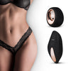 Panty Rebel Vibrierender String mit Fernbedienung – Schwarz