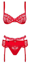 Obsessive – Heartina Strumpfhalter-Set