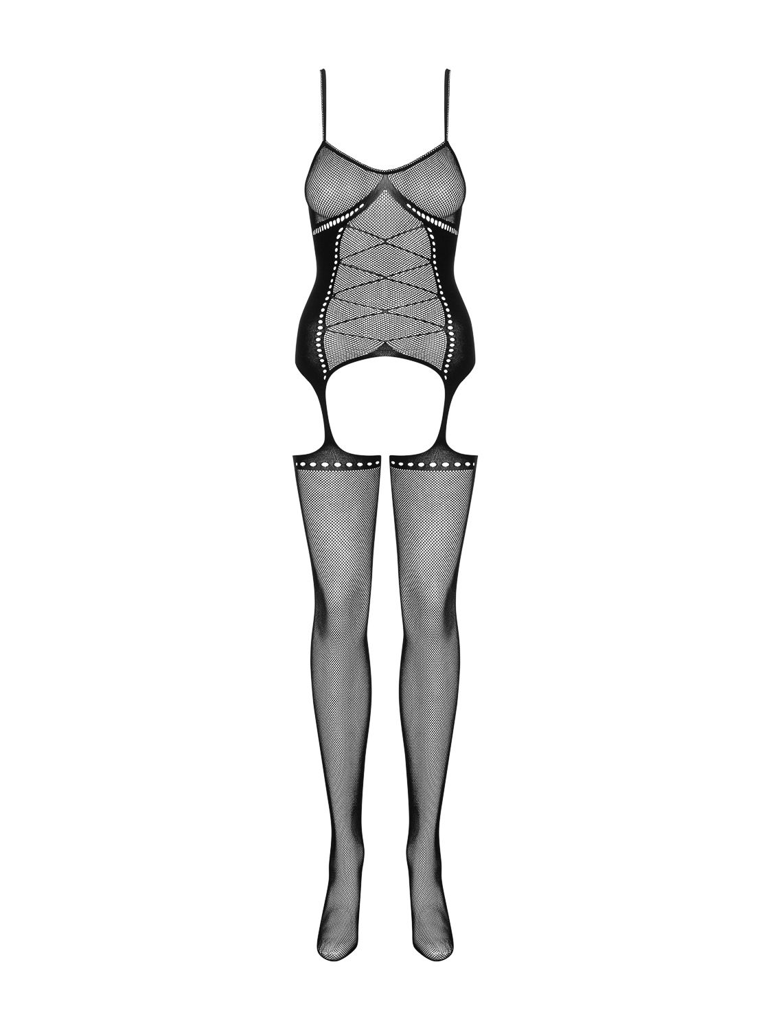 Obsessive – Bodystocking mit Strumpfhaltern im Bodysuit-Design