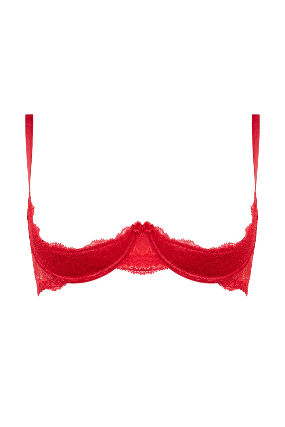 Christine – Spitzen-Viertel-Cup-BH Marzia – Rot