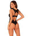 Obsessive – Donna Dream Body mit offenem Schritt – Schwarz