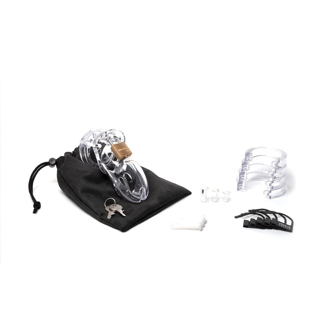 CB-X CB-3000 Keuschheitskäfig – Transparent, 37 mm – Produktansicht 3