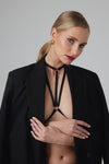 Christine – Obsession Harness-Bralette – Schwarz