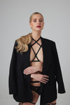 Christine – Fia Harness-Bralette – Schwarz