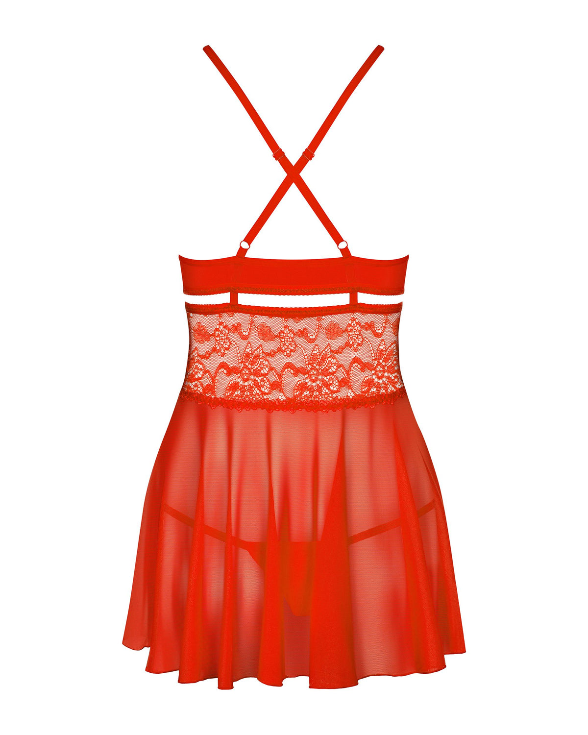 Obsessive – Babydoll Set – Rot