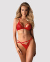 Obsessive – BH- & Tanga-Set – Rot