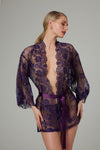 Christine – Graceful Spitzen-Kimono – Lila