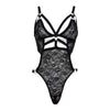 Christine – Exklusiver Body mit offenem Schritt Giselle – Schwarz
