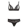 Christine – Mea Perlen- & Spitzen-BH-Set – Schwarz