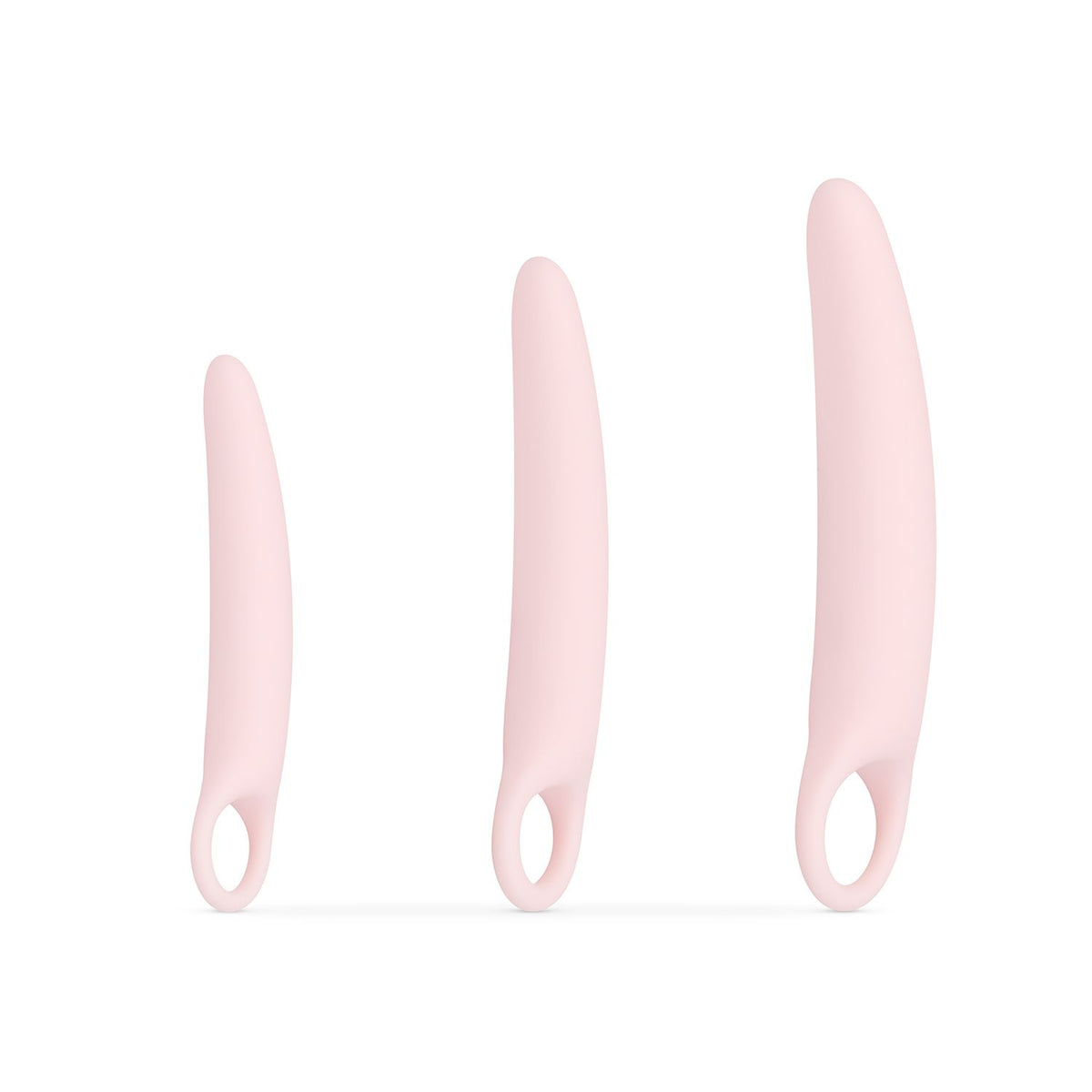 Teazers Dilatoren-Set aus Silikon – 3-teilig, Rosa – Produktansicht 2