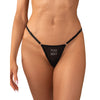 Obsessive Violami String „Too Sexy“ – Schwarz