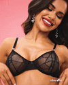 Obsessive Olianna 2-teiliges Dessous-Set – Schwarz