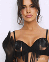 Obsessive Rossay 4-teiliges Ouvert-Set – Schwarz