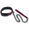 CalExotics Scandal Collar with Leash – Halsband und Kettenleine