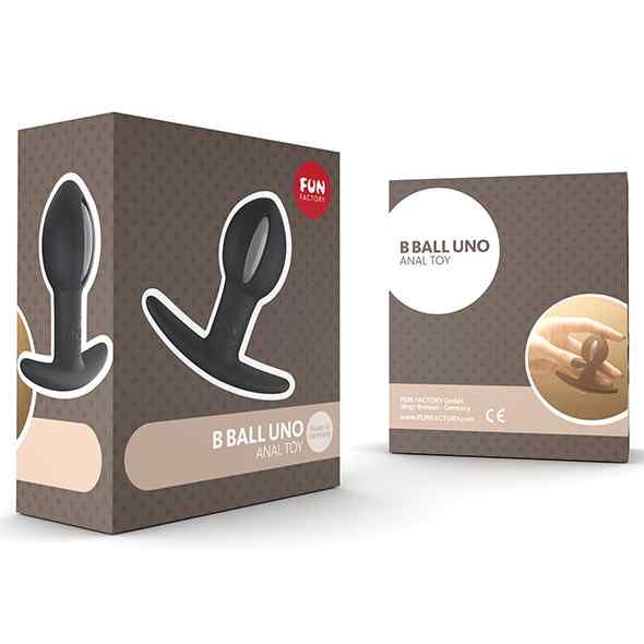 Fun Factory B BALL UNO Grey Black – Verpackungsansicht