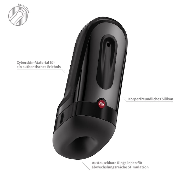 FUN FACTORY ARES Schwarz – Detailansicht