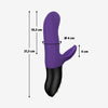 Fun Factory BI STRONIC FUSION Violet – Abmessungen und Detailansicht