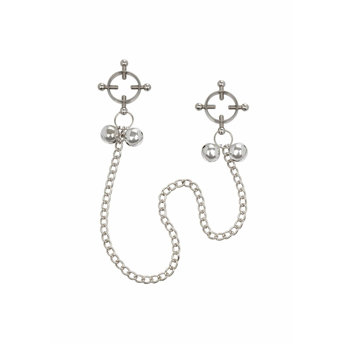 CalExotics - 4-Point Nipple Press with Bells – Produktbild