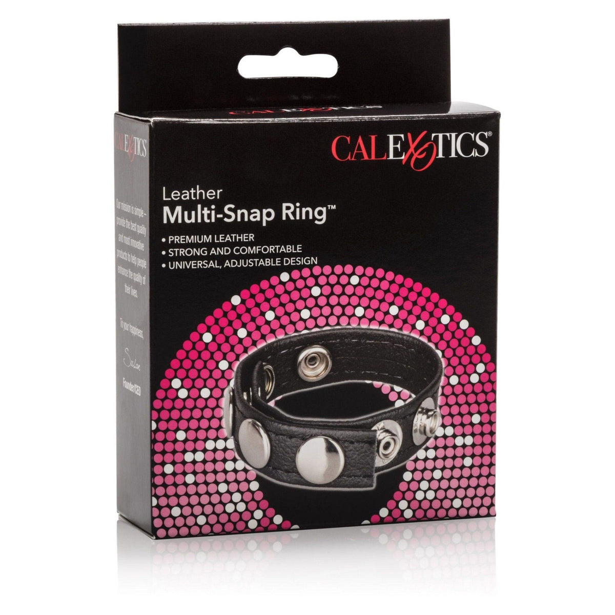 CalExotics - Leather Multi-Snap Ring – Produktansicht 2
