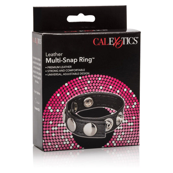 CalExotics - Leather Multi-Snap Ring - Mr. und Mrs. Love