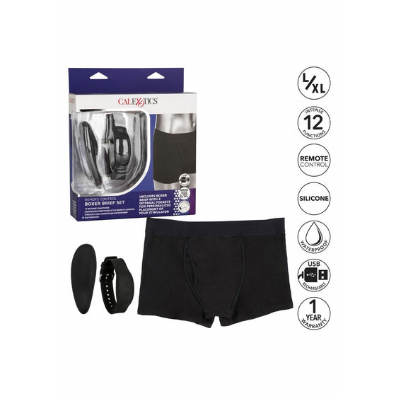 CalExotics - Remote Control Boxer Brief Set - Mr. und Mrs. Love