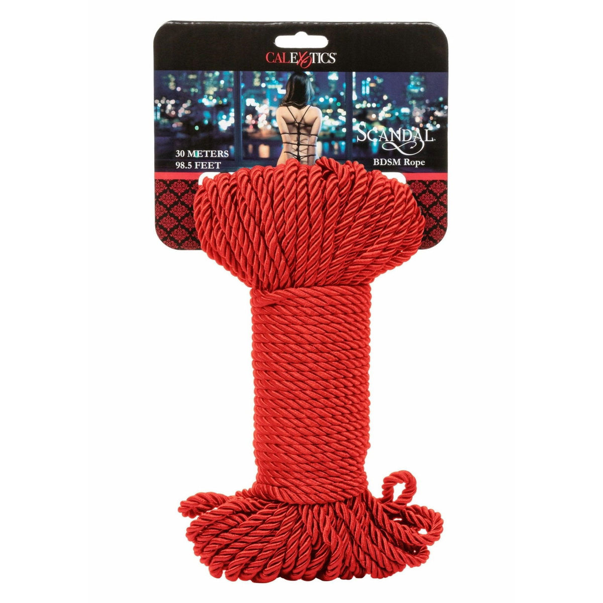 CalExotics Scandal BDSM Rope 30Meter – Black – Produktansicht