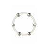 CalExotics - Steel Beaded Silicone Ring XL - Mr. und Mrs. Love
