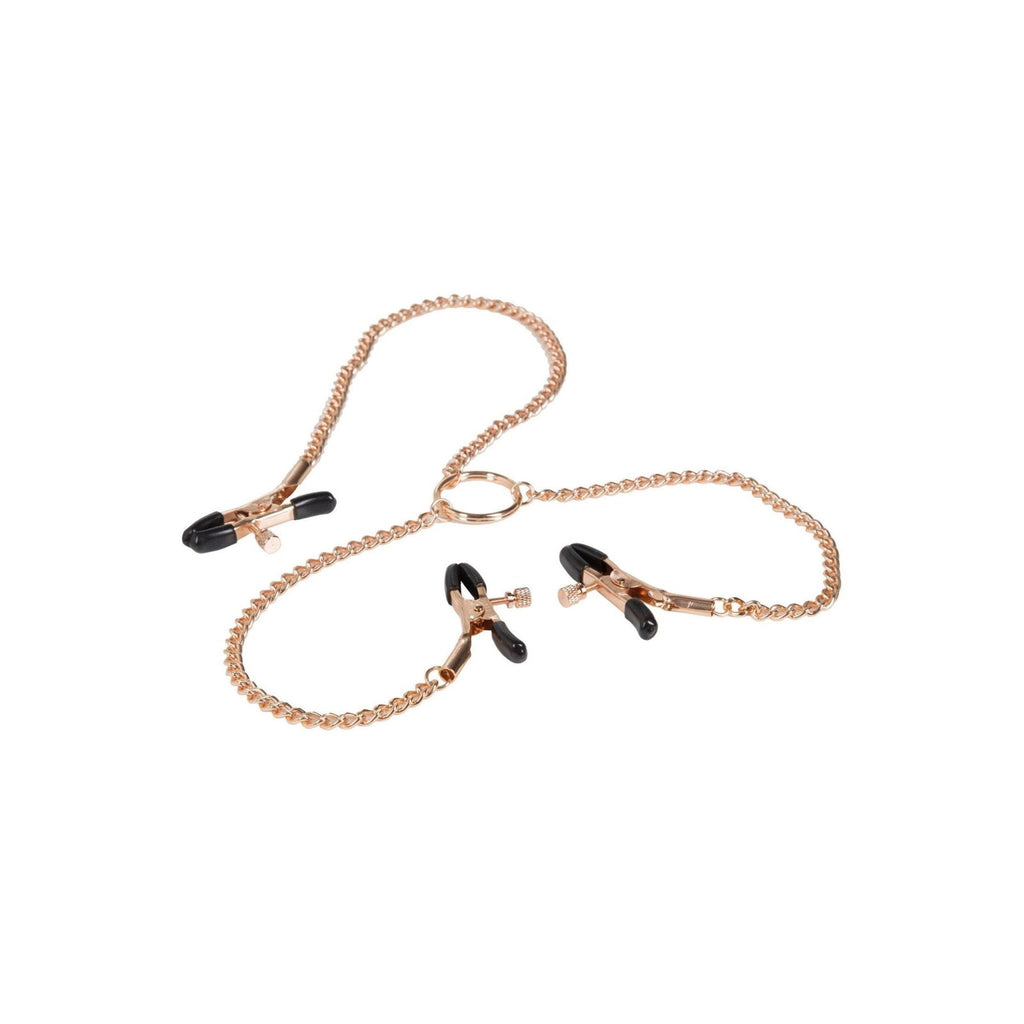 CalExotics - Triple Intimate Clamps Gold – Produktbild