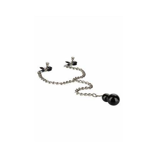CalExotics - Weighted Dual Tier Nipple Clamps - Mr. und Mrs. Love