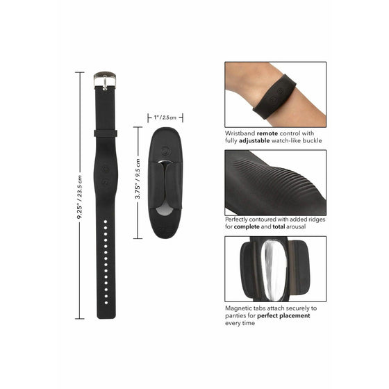 CalExotics - Wristband Remote Panty Teaser - Mr. und Mrs. Love
