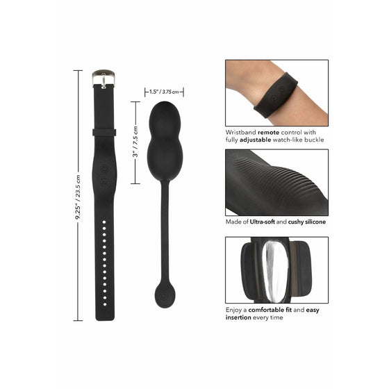 CalExotics - Wristband Remote Soft Kegel - Mr. und Mrs. Love