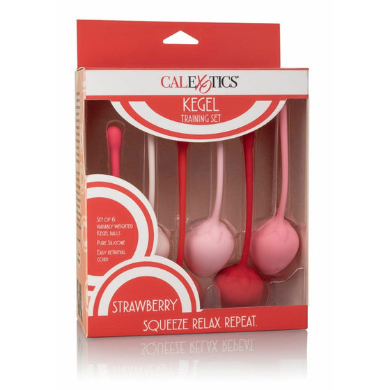 CalExotics Kegel Training Set Strawberry - Mr. und Mrs. Love