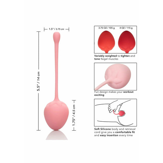 CalExotics Kegel Training Set Strawberry - Mr. und Mrs. Love