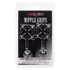 CalExotics Weighted Nipple Press Black - Mr. und Mrs. Love