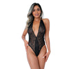 Deep-V Lace Teddy - Mr. und Mrs. Love