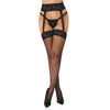 Fishnet Garterbelt Stockings - Mr. und Mrs. Love