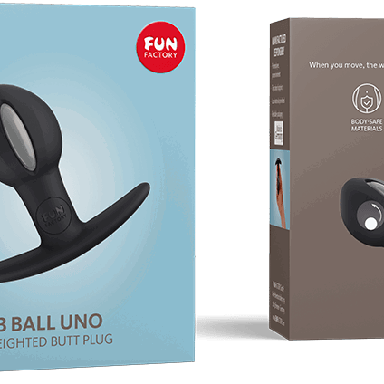 Fun Factory B BALL UNO Grey Black – Produktansicht