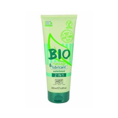 HOT Bio Massage & Lube 2in1 waterbased 200ml - Mr. und Mrs. Love