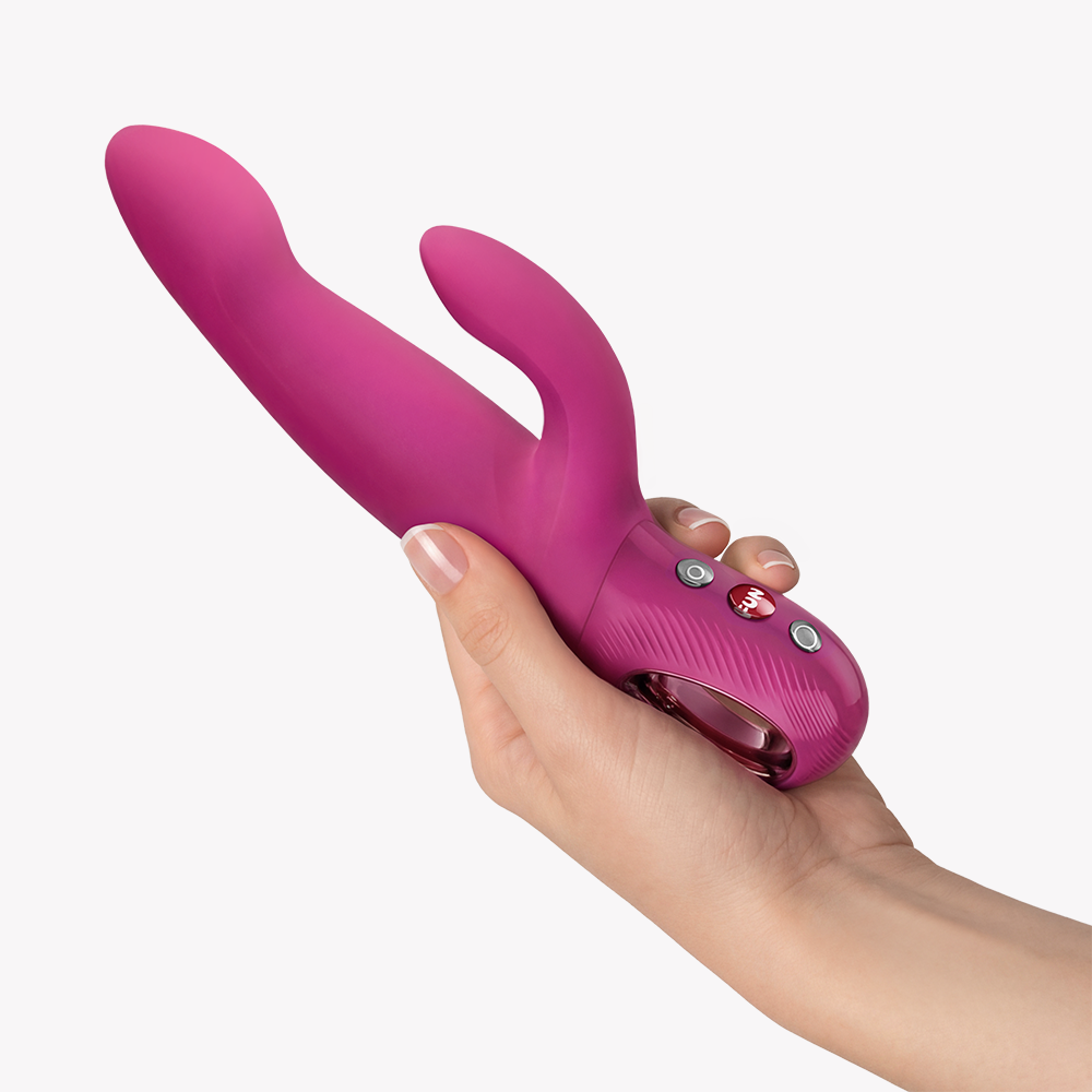 FUN FACTORY BI STRONIC IMMERSE – Größen- und Handansicht