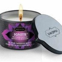 KamaSutra Ignite Massage Candle Berry 170 g - Mr. und Mrs. Love
