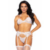 Leg Avenue - Bra Top, Garterbelt & G-String - Mr. und Mrs. Love