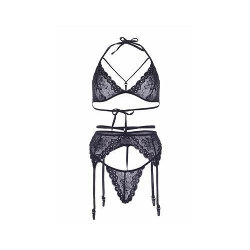 Leg Avenue - Bra Top, Garterbelt & String - Mr. und Mrs. Love