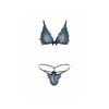 Leg Avenue - Bralette & string panty - Mr. und Mrs. Love