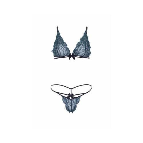 Leg Avenue - Bralette & string panty - Mr. und Mrs. Love