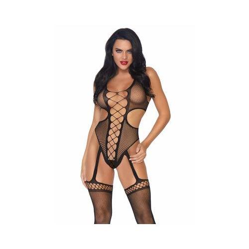 Leg Avenue - Crotchless Teddy - Mr. und Mrs. Love