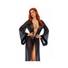 Leg Avenue - Faux fur trimmed robe & string - Mr. und Mrs. Love