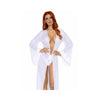 Leg Avenue - Faux fur trimmed robe & string - Mr. und Mrs. Love